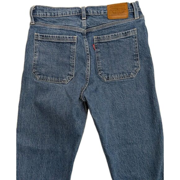 Levi's Wedgie Straight Utility Jeans Button Fly Size 28 - Picture 11 of 12